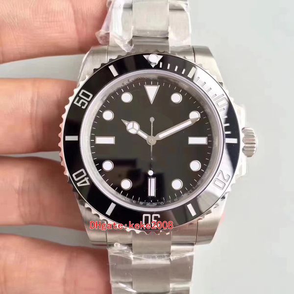 

4 style wristwatches bp eta 2836 movement 40mm 116610 116619 114060 no date ceramic bezel stainless automatic mechanical mens watch watches, Slivery;brown