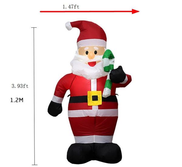

factory outlet christmas decoration santa claus gingerbread man inflatables indoor and outdoor decoration with hjg5