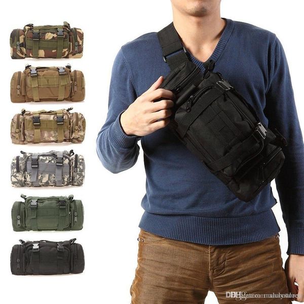 

3l outdoor military tactical backpack molle assault slr cameras backpack luggage duffle travel camping hiking shoulder bag 3 use
