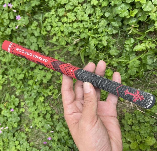 

club grips 2021 golf datang dragon red/black/grey colors crucifix driver woods irons 100pcs clubs