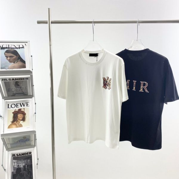 

men's plus tees & polos round neck embroidered and printed polar style summer wear with street pure cotton w2rs4, Black;brown