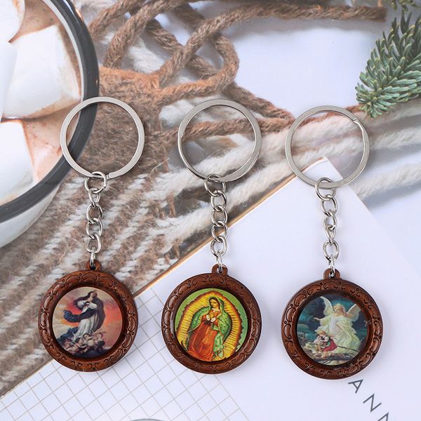 

keychain cartoon ring diamond painting cross stitch keychains gift, Silver