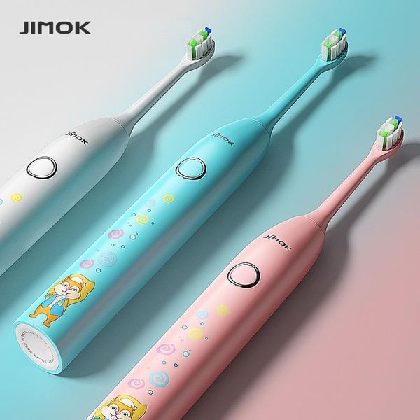 

smart electric toothbrush jimok m1 children brush whitening ipx7 waterproof 3 to 12 years old kid usb fast charging