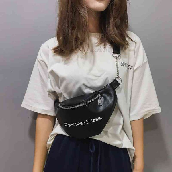 

hbp non- bag pu women's korean fashion waist messenger ins super fire sports chest sport.0018