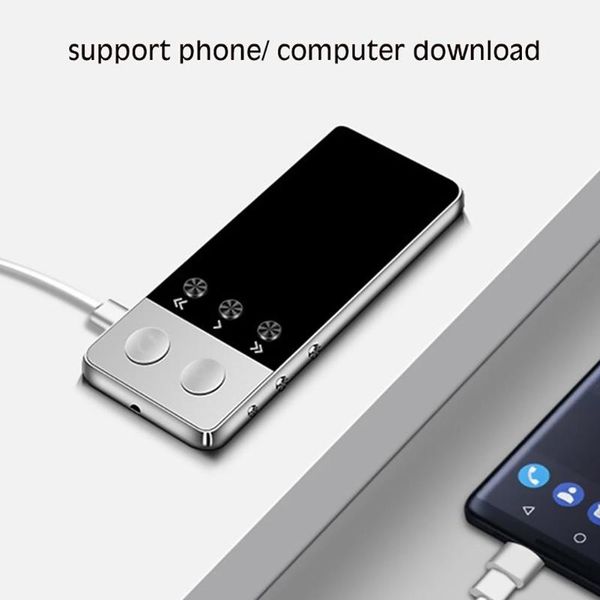 

bluetooth mp3 lcd screen player hifi audio walkman fm radio portable music players voice recording recorder tf card & mp4