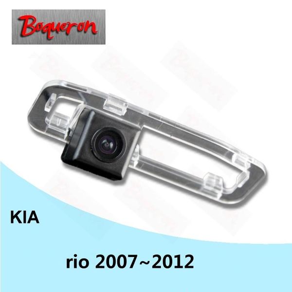 

car rear view cameras& parking sensors boqueron for kia rio 2007~2012 reverse backup camera hd ccd night vision license plate lamp