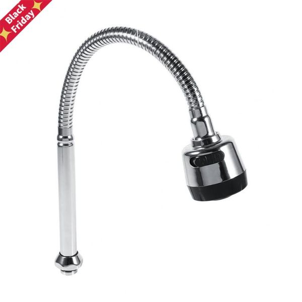 

1pcs stainless steel faucet spout single handle connection waterfall sink pipe fittings kitchen mixer tap faucets