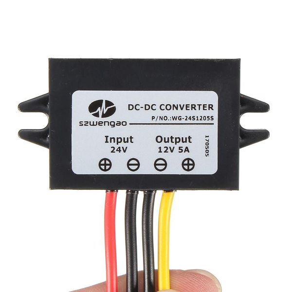 

other auto electronics truck boat car harness connector converter voltage regulator reducer current 24v step down to 12v 5a 60w 5amp lorry