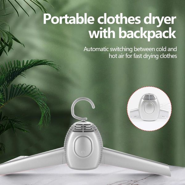 

portable electric clothes drying rack dryer hanger folding travel laundry shoes hangers & racks