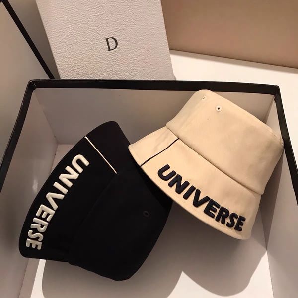 

simple autumn embroidery letter versatile fisherman's hat for men and women, Blue;gray