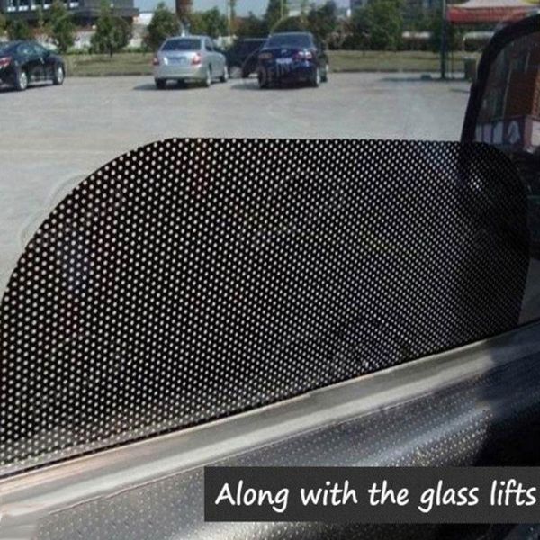 

interior car side window nets sun shade shied sticker uv protector solar mesh sunshade