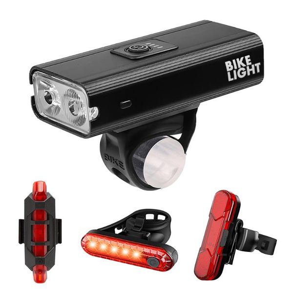 

bike lights 2x cycling rear lamp t6 led mtb headlight 10w 800lm 6 modes ip44 waterproof for outdoor cycle biking entertainment