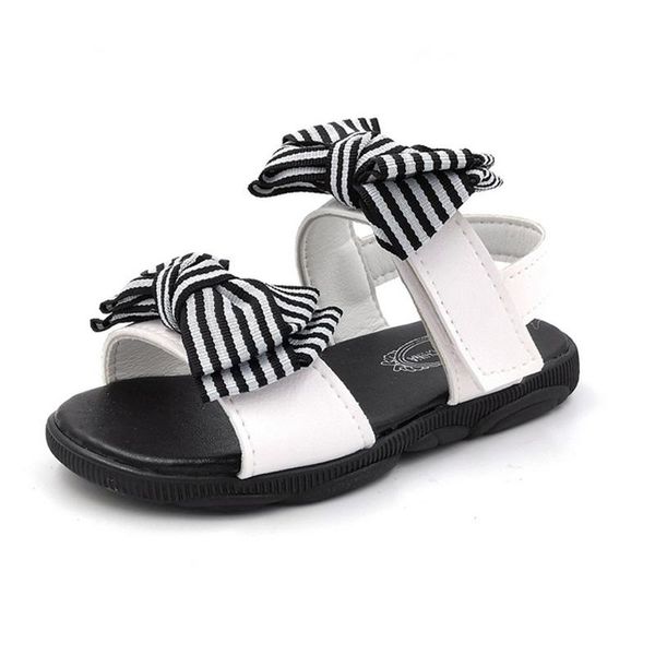 

sandals cute bow baby girl kids summer shoes, Black;red
