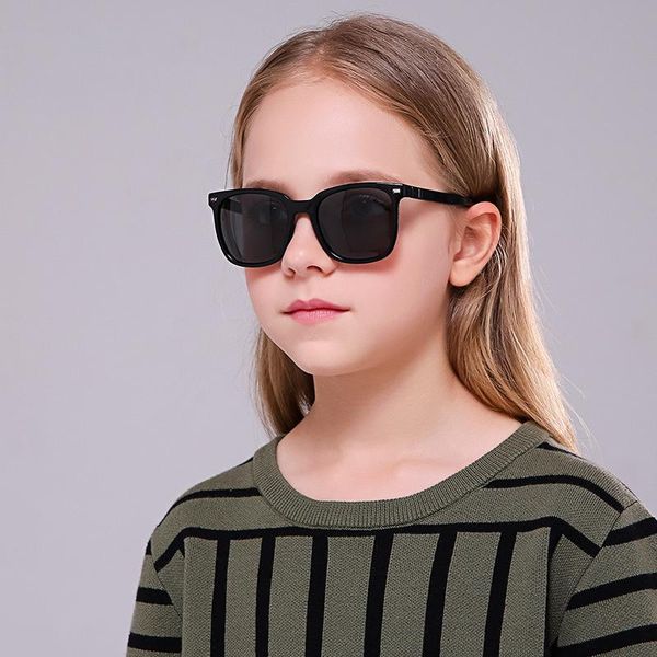 

sunglasses children kids fashion vintage boys girls baby sun glasses uv400 polarized eyewear cool classic sport square s8313, Blue