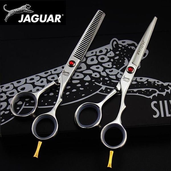 Tesoura de cabelo Jaguar Barber Shop Cabeleireiro profissional Ferramentas de corte de alta qualidade Desbaste