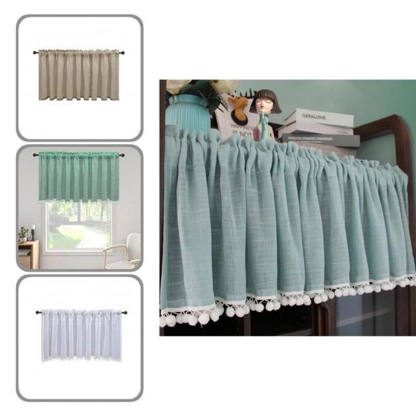 

curtain & drapes window valance fine crafted lightweight decorative blackout solid farmhouse short drape for living room