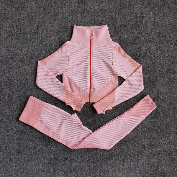 

hats, scarves & gloves sets women fitness sport yoga suit seamless long sleeve clothing female gym suits wear running clothes, Blue;gray