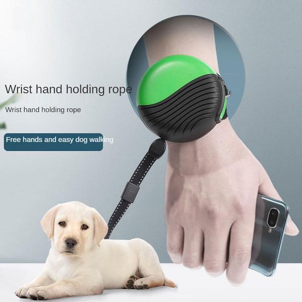 

dog collars & leashes automatic leash hands poodle bichon schnauzer leads supplies cat outing