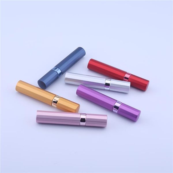 

storage bottles & jars 100pcs 8ml portable refillable perfume bottle with spray scent pump empty cosmetic containers atomizer for travel too