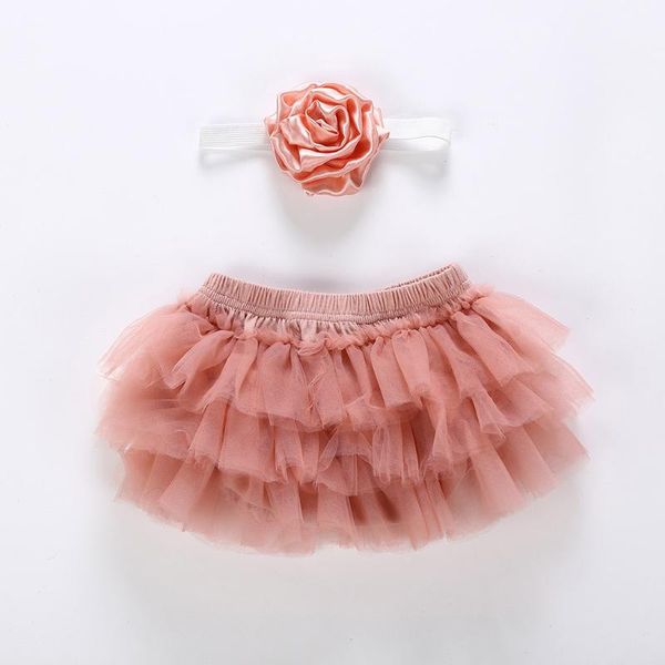 

born 0-24m infant baby girls tutu skirts kids girl bowknot tulle skirts+headband outfits clothes clothing sets, White