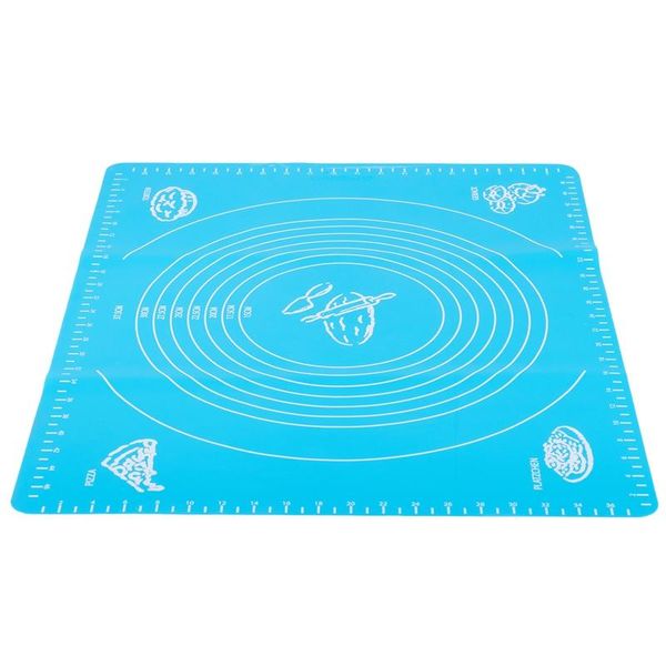 

table runner extra large silicone baking mat for pastry rolling with measurements mat, reusable non-stick ma