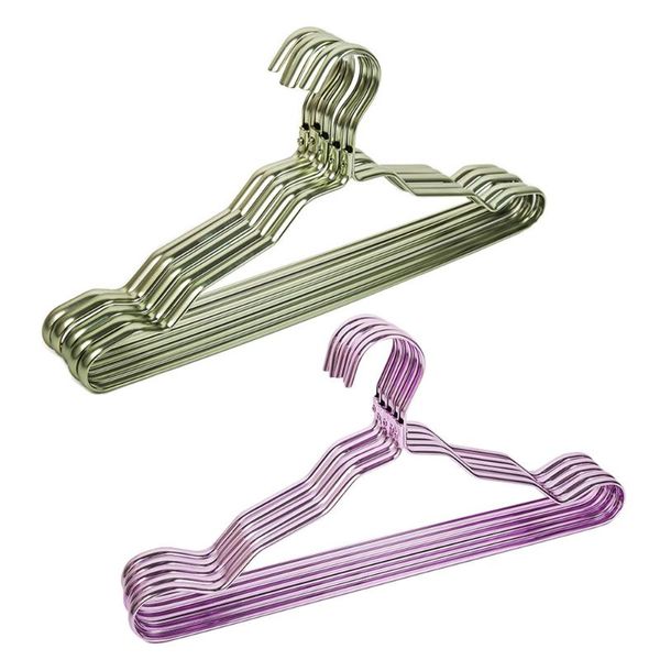 

hangers & racks 1 set 10 pcs coat alloy clothing traceless clothes