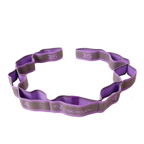 

gym fitness women yoga pilates stretch strap belt elasticity out flexible loops workouts resistance bands