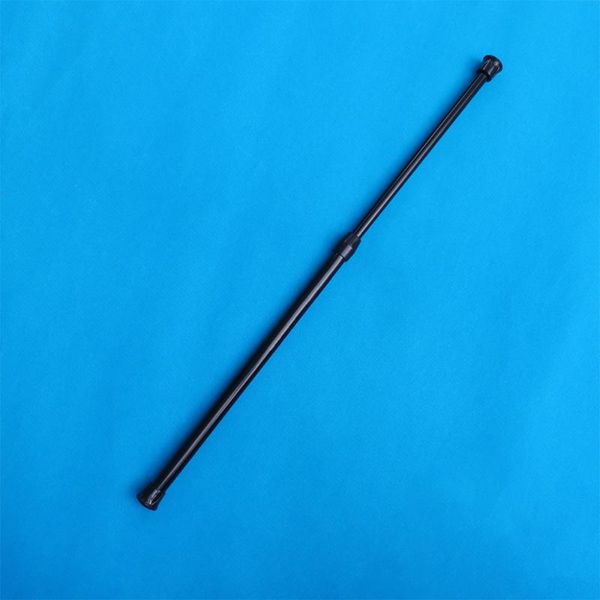 

shower curtains high carbon steel expansion link door curtain rod pole tube for home diameter 1.3cm (black)