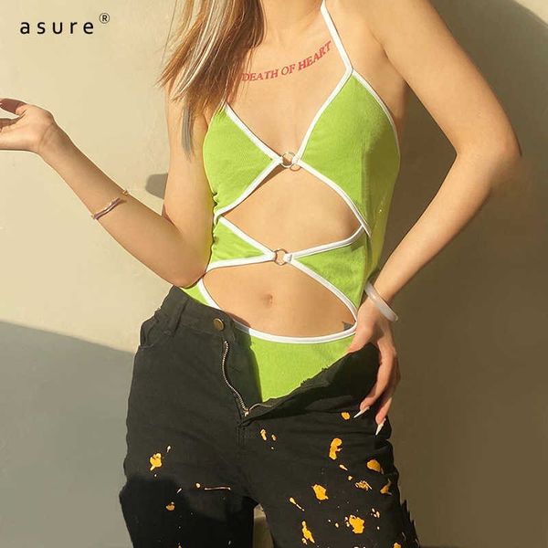 

female bodysuit club outfits garment body femme women baddie clothes catsuit sleepwear pajamas k20k11015 210712, Black;white