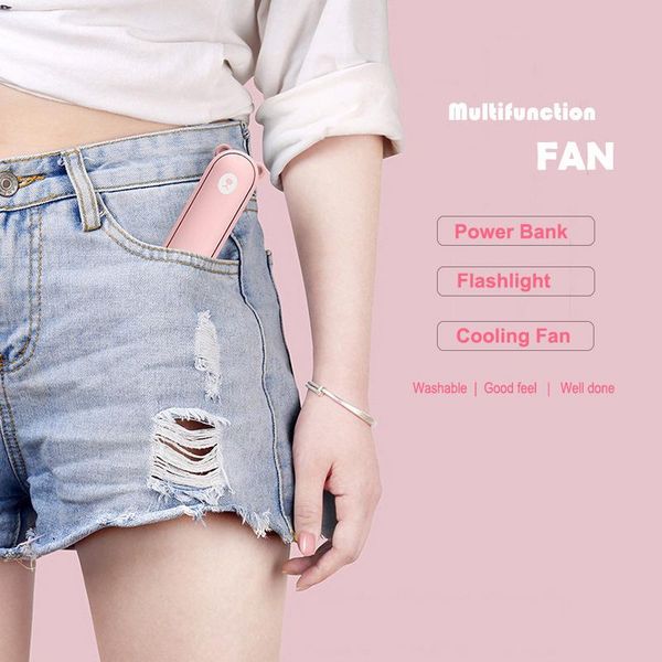 

mini foldable fan silent usb rechargeable function handheld small air cooler household electrical appliances deskelectric fans