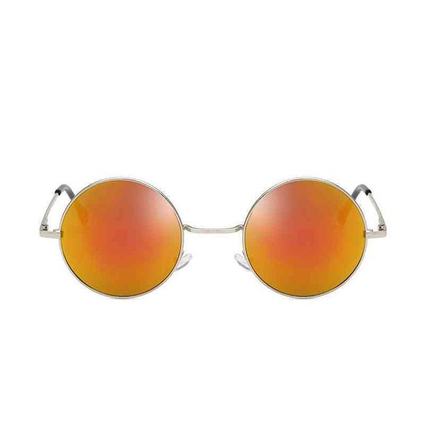 

around metals sunglass mirror women sunglass brand digner sunglass vintage summer beach shadow outdoor driving party glassaga8, White;black