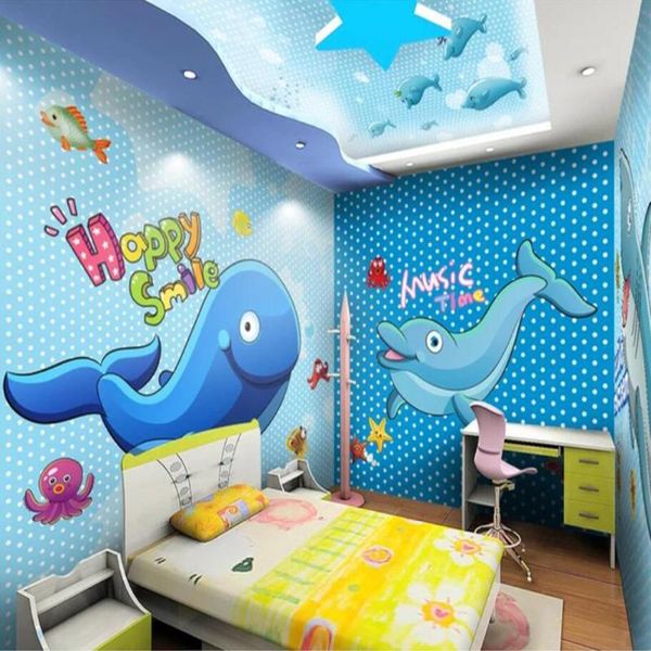 

wallpapers milofi custom 3d wallpaper mural cartoon underwater world theme space whole house background wall for living room bedroom decora
