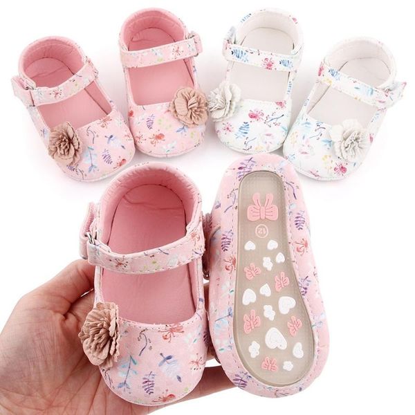 

first walkers born baby toddler shoes infant spring summer floral pattern sweet princess no-slip soft sole casual prewalker girls