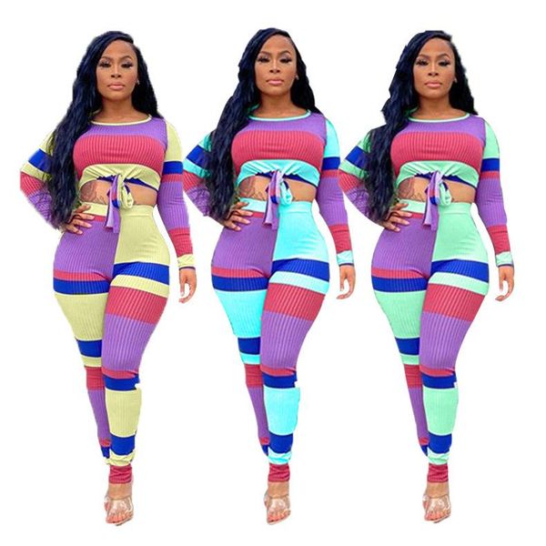 

women's tracksuits 6011-two-piece suit, Gray