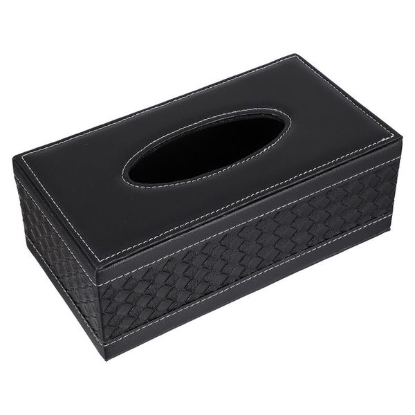 

tissue boxes & napkins 1pc napkin holder leather dispenser office