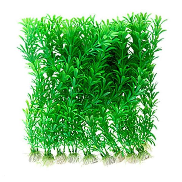 

decorations aquarium fish tank grass plants ornament decor, 10-piece, green