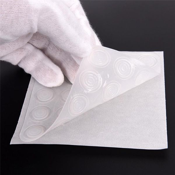 

nail art kits 25pcs transparent silicone label sticker gel polish color button uv adhesive paster manicure tool