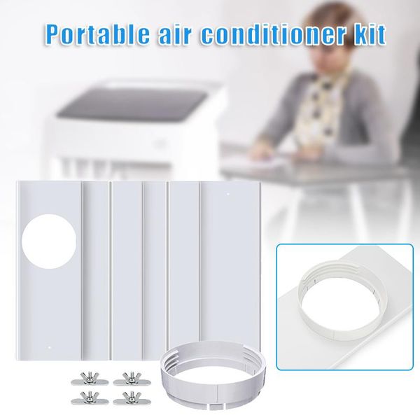 

other household sundries window slide kit plates for portable air conditioner ac vent exhaust hose cover board with round coupler l23