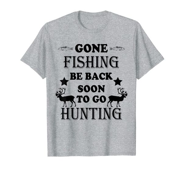 

fishing and hunting shirt gifts for hunters who love to hunt t-shirt, White;black