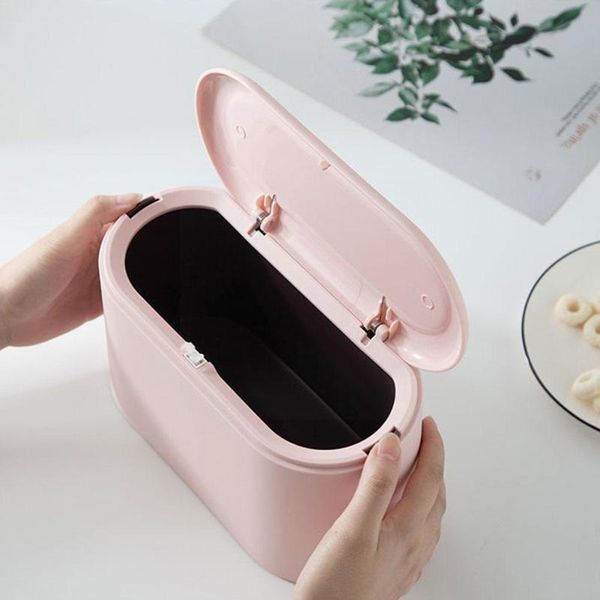 

waste bins mini deskpractical with lid household clean trash bin kitchen desk can gif b4v2
