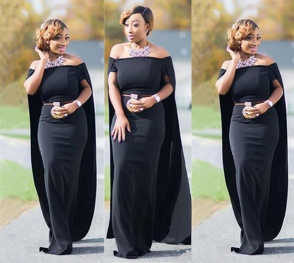 

party dresses elegant evening with sash wraps bateau neck prom dress long back split maid of honor gowns, White;black