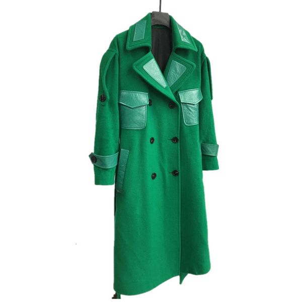 

women's trench coats real fur winter 100% wool female sheep shearling jacket clothes 2021 manteau femme z90e, Tan;black