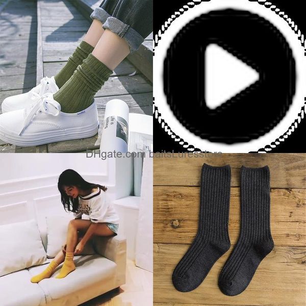 

sports socks baitsluresstore stack of landscaps old shoes partner cotton autumn and winter solid color college wind stockings jllfvb, Black