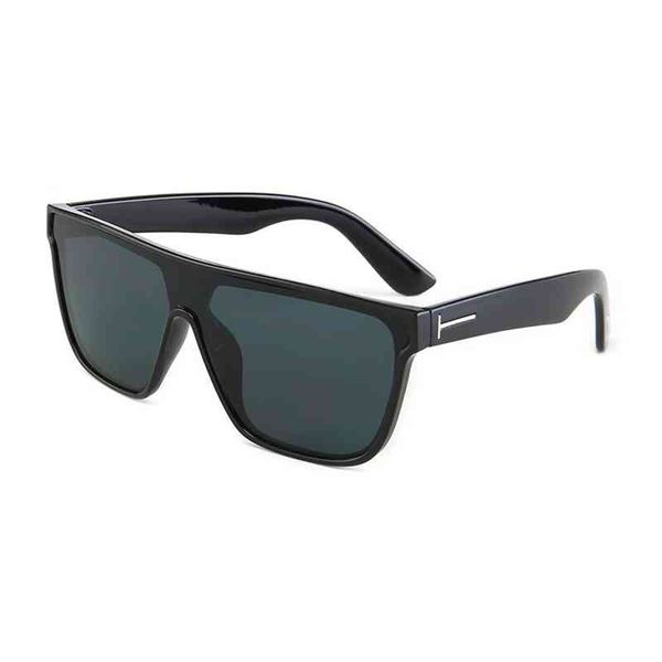 

ft0711 new modern large frame sunglass, White;black