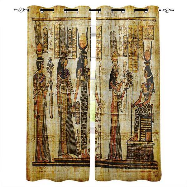 

curtain & drapes ancient egypt retro totem mural modern living room blackout curtains for kitchen bedroom window treatments