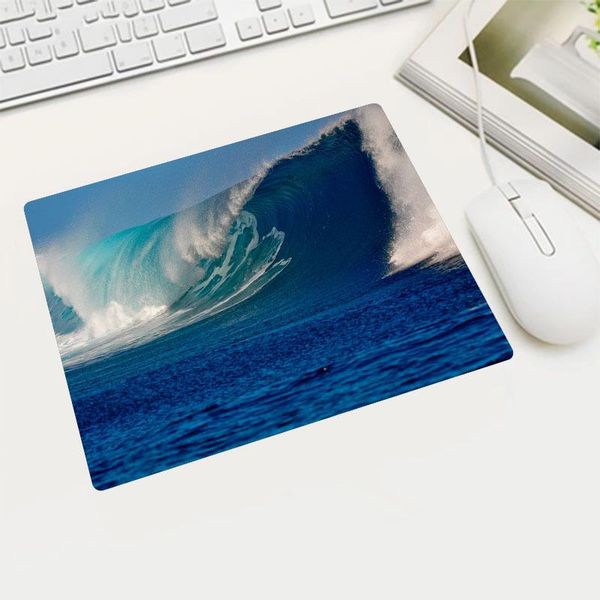 

mouse pads & wrist rests creative seascape surf home office rubber anti-slip pad three sizes can also be used as decor tea cup mat