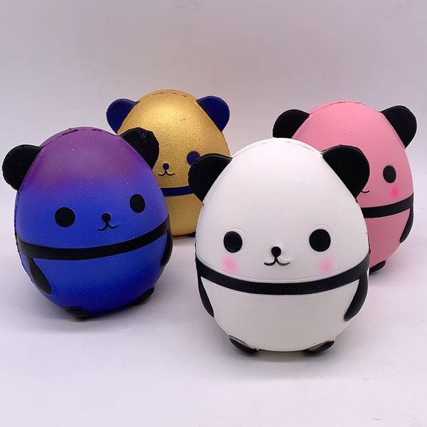 Soft Panda Uovo Decompressione Giocattoli Stress Relief Alta Qualità Squeeze Toy Toy Novelty Regali di Natale per bambini all'ingrosso