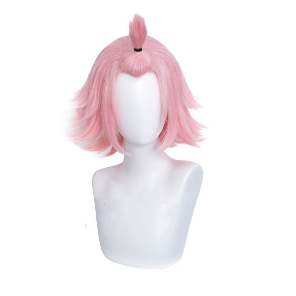 

genshin impact diona cosplay wig short pink heat resistant synthetic hair wigs, Black