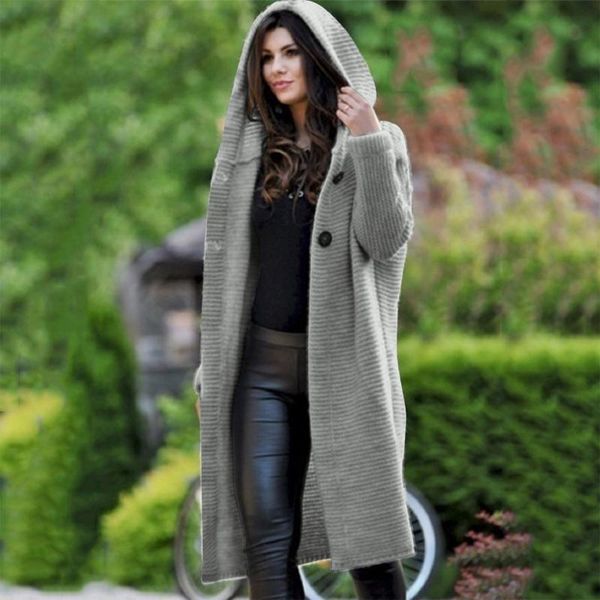 

women's knits & tees long knitted sweaters cardigans womens floral printed outwear open front oversized sweater cardigan hooded jumper, White