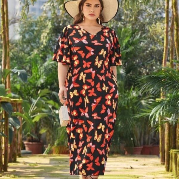 

large print dress muslim chiffon arab two piece, White